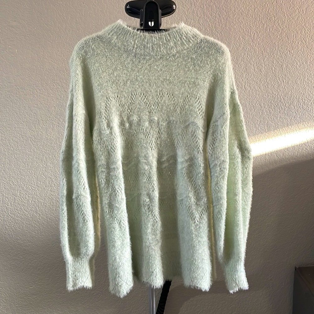 Lauren Conrad mint green sweater